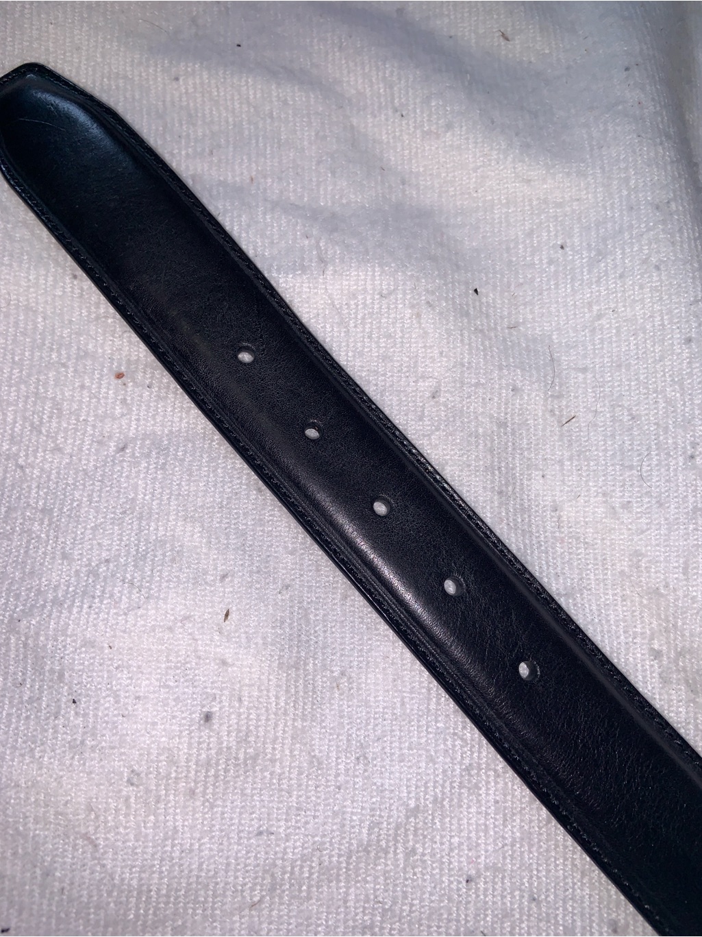 Trafalgar Full-Grain Black Size 42 Leather Dress Belt — image 8 of 8